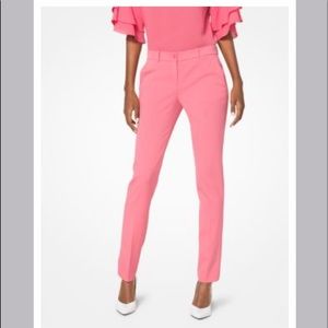 MK COLLECTION Samantha Stretch Wool-Gabardine Pant